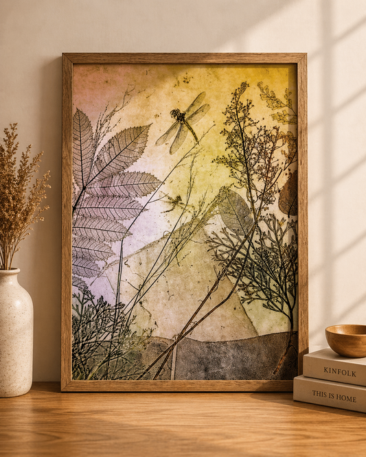 Rustic Dragonfly Fine Art Print