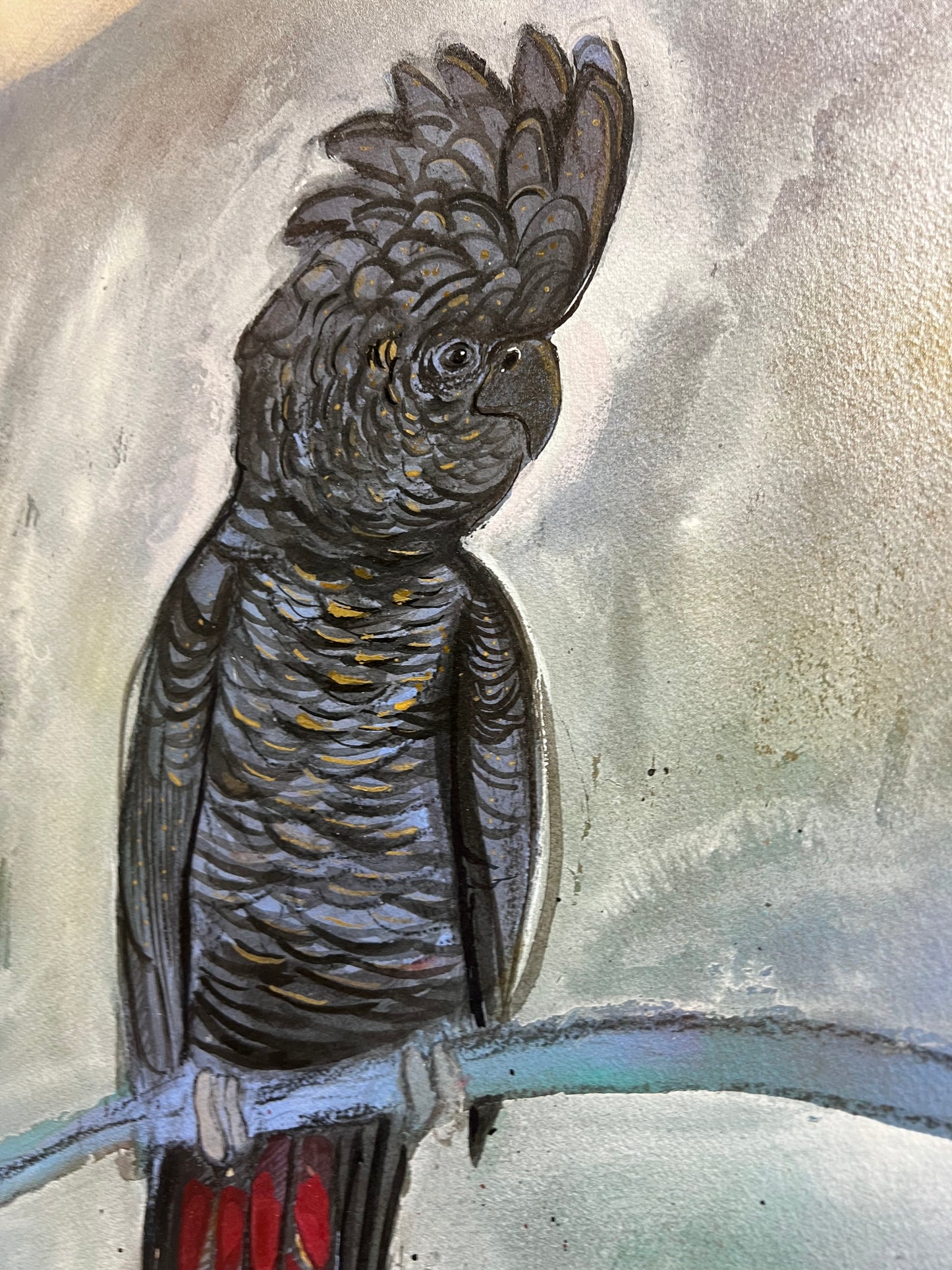 Original Red Tail artwork