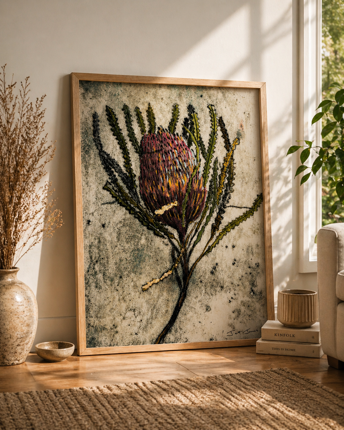 Banksia Art Print