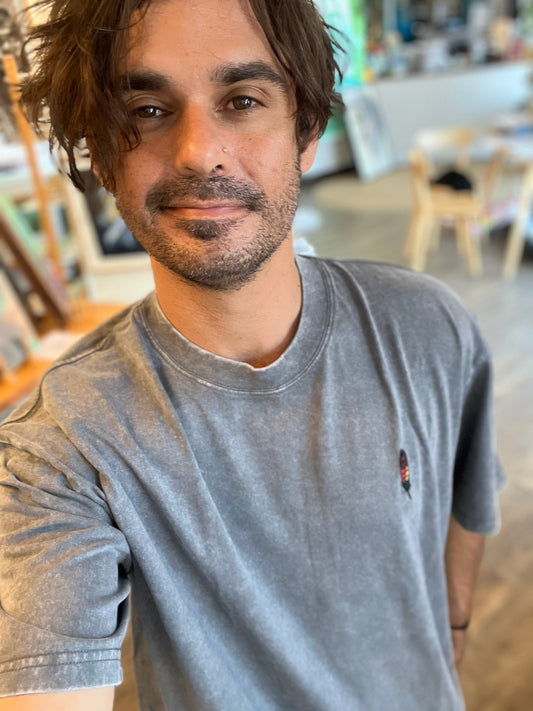 Red Tail Black Cockatoo Loose fit sized Cotton T-Shirt