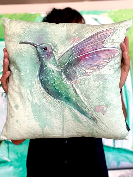 Humming Bird Cushion Cover