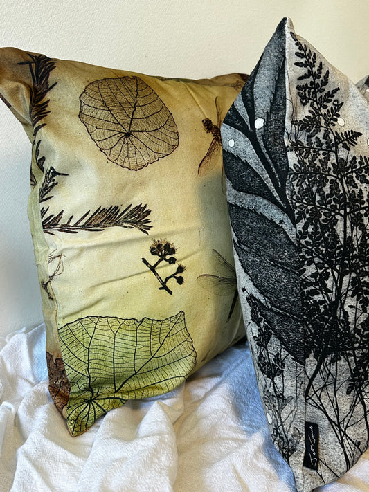 Dark Dragonfly Cushion Cover