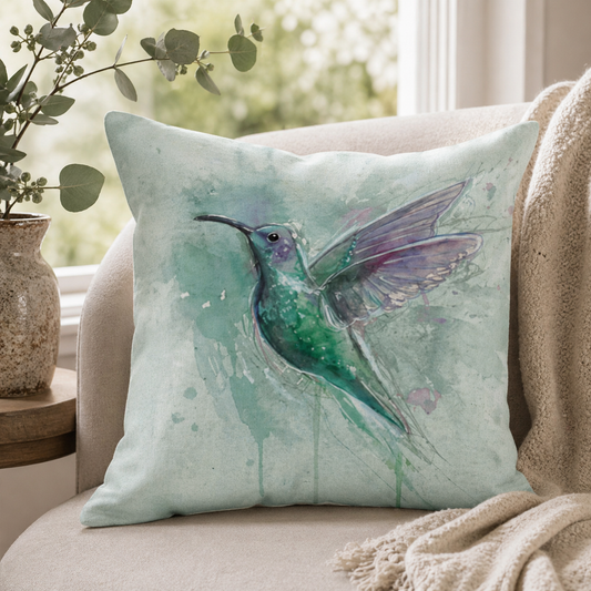 Humming Bird Cushion Cover