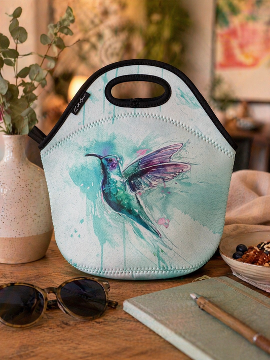 Humming Bird Neoprene Lunch Tote