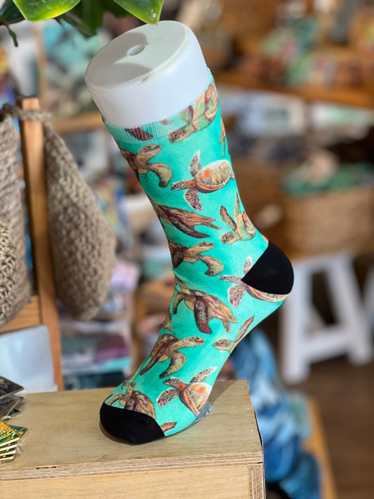 Turtle Bamboo Socks