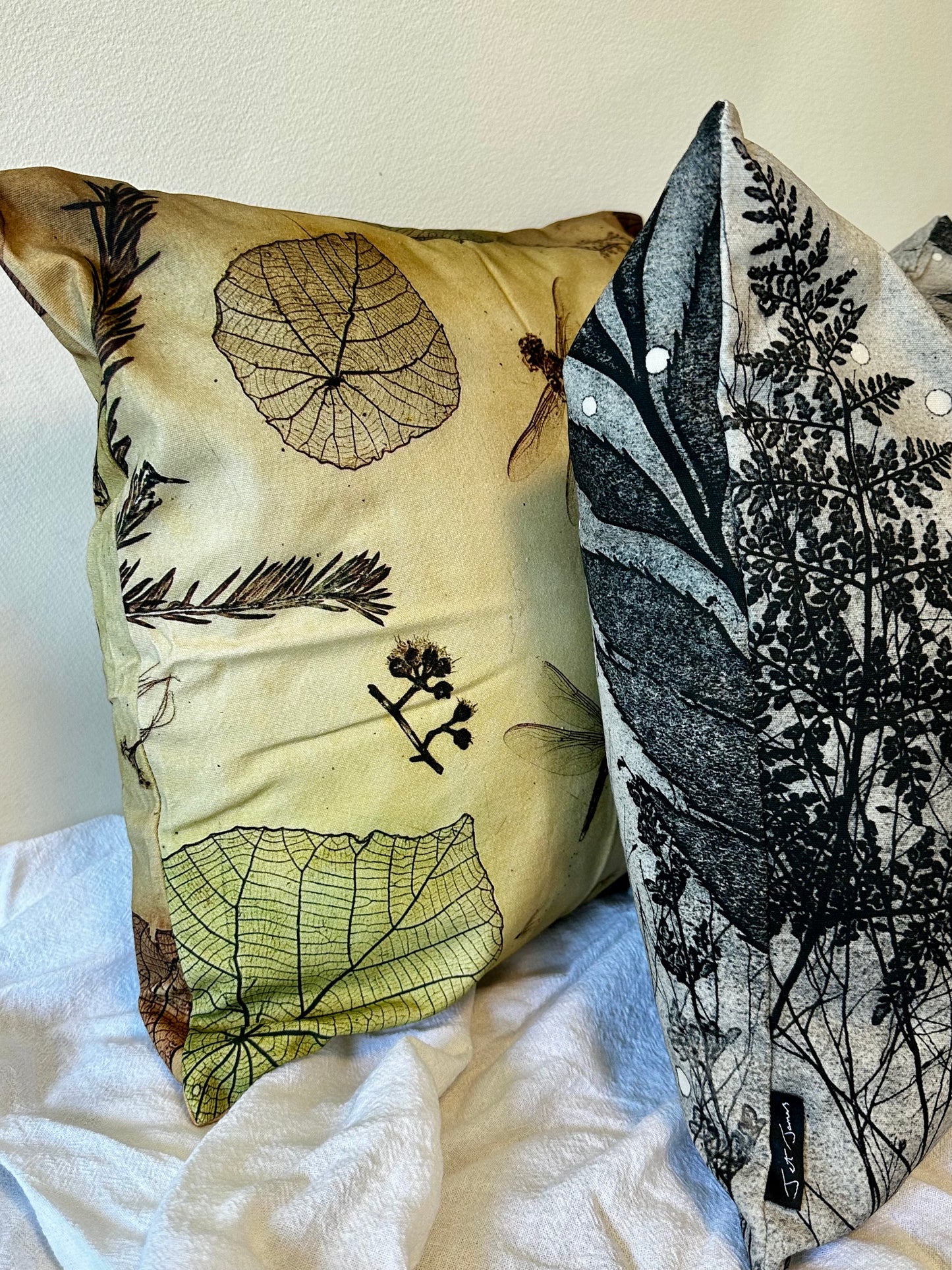 Brown Dragonfly Cushion Cover