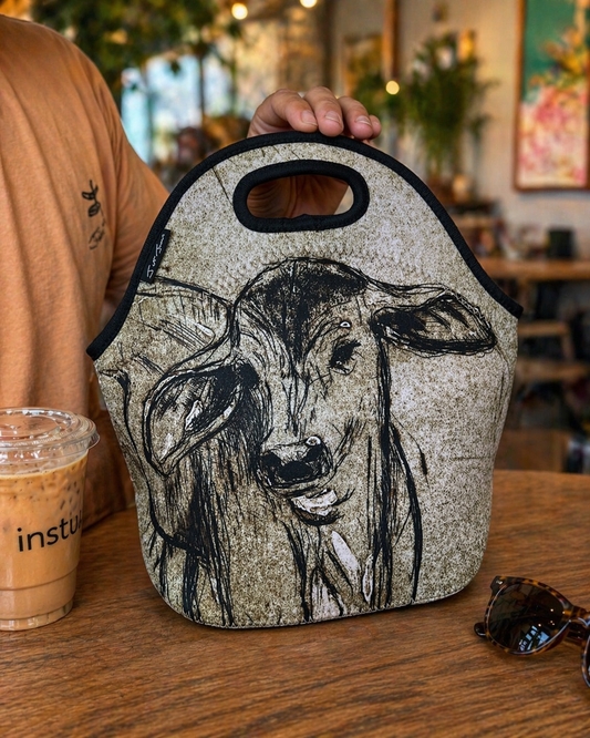 LOW STOCK Brown Calf Lunch Tote