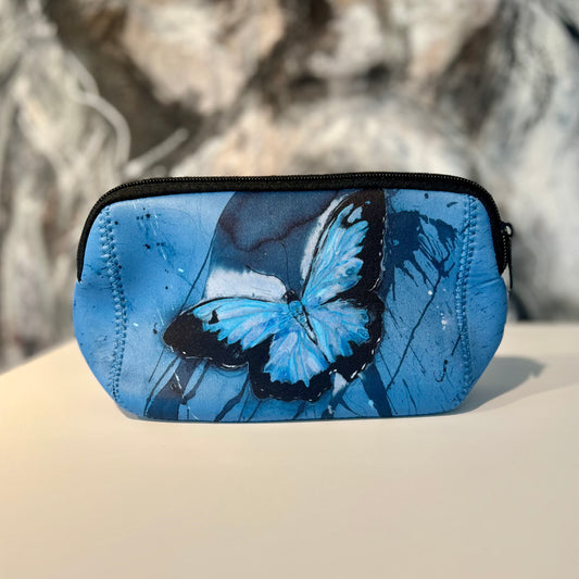 Butterfly neoprene pouch bag