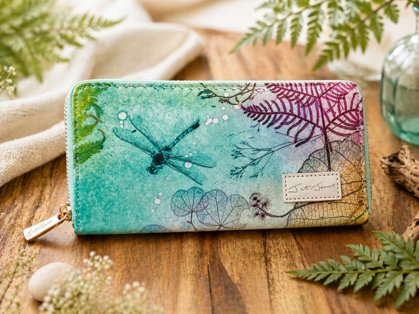 Ocean Dragonfly Inspired Wallet