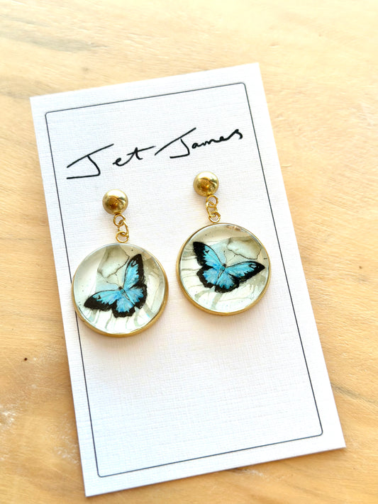 Drop Earring - Butterfly