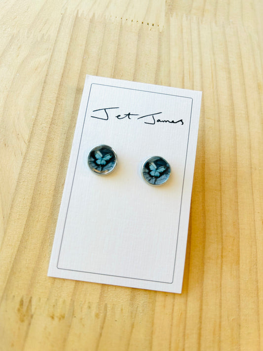 Stud Earrings - Butterfly