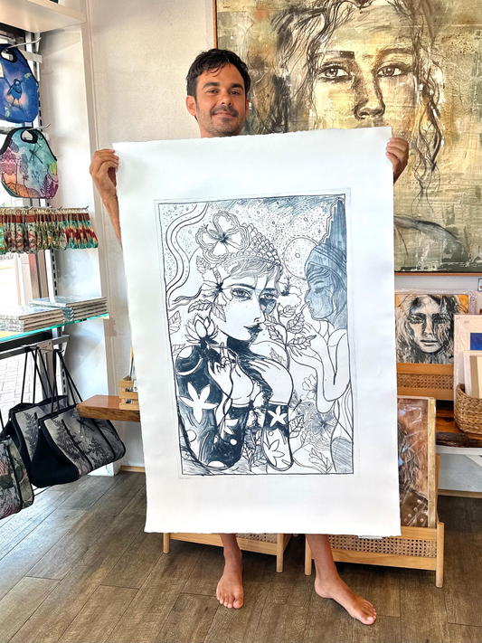 The Offering Original Lithograph