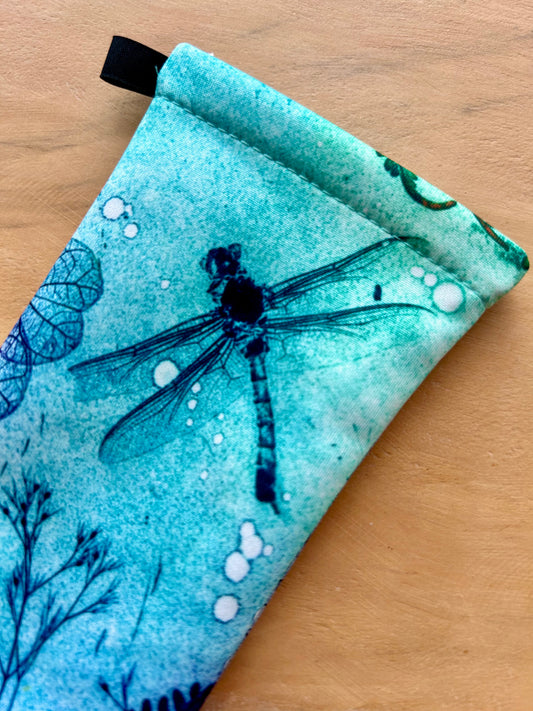 Soft Glasses Case- Ocean Dragonfly