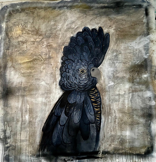 'Black Cockatoo' Original Artwork