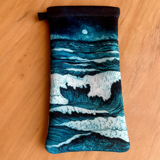 Soft Glasses Case - Waves