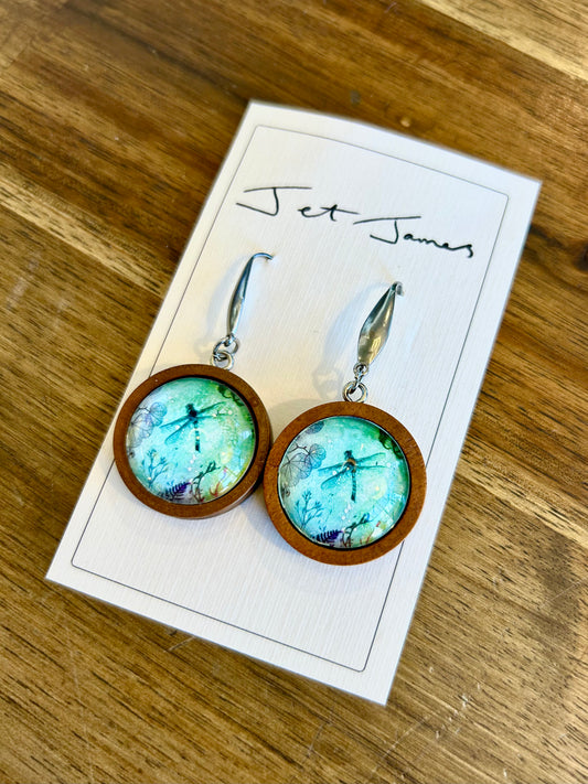 Drop Earring - Ocean Dragonfly