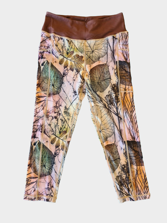 3/4 Length 'Earthy Essence' Leggings