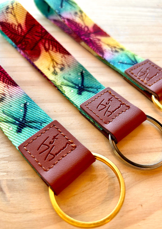 Lanyard Keychain - Rainbow Dragonfly