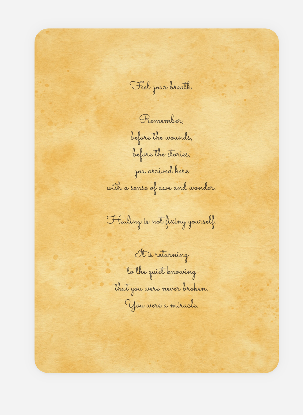 PREORDER - Affirmation Card