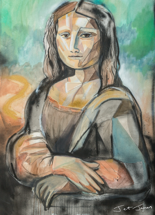 Cubist Mona Lisa Fine Art Print