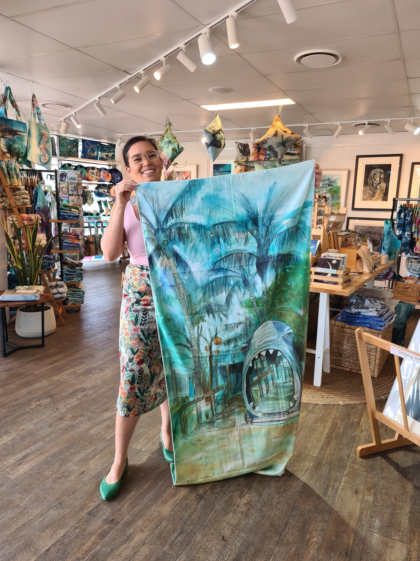 Great Keppel Shark Sand-Free Beach Towel