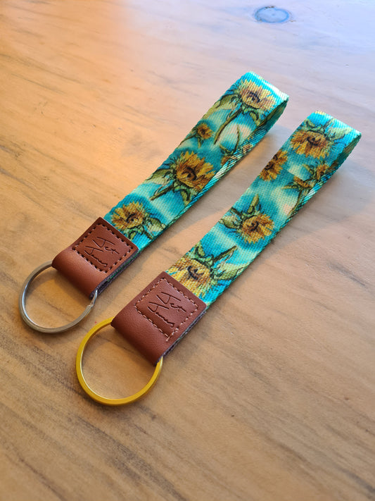 Lanyard Keychain - Sunflowers