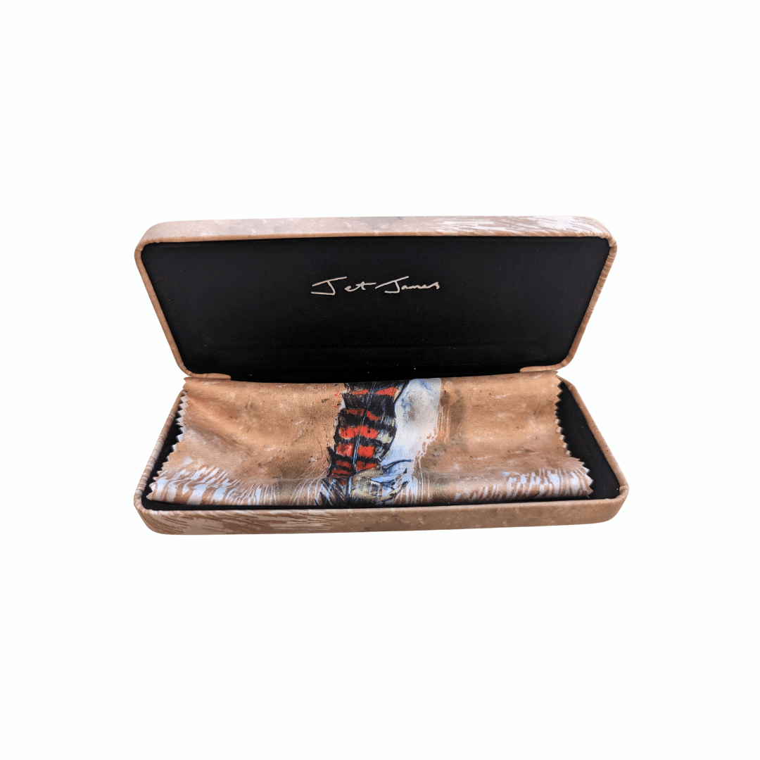 Feather Glasses Case