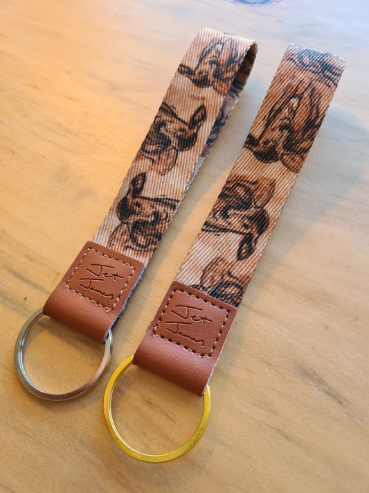 Lanyard Keychain - Brahman Calf