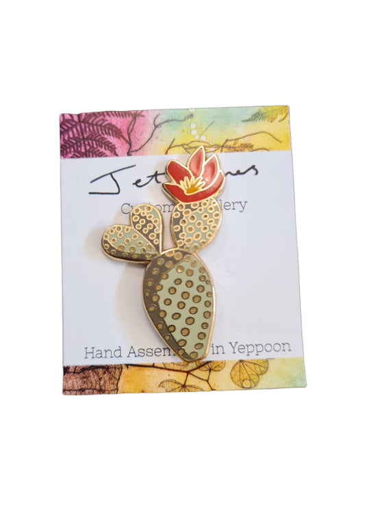 Cactus Pin Badge