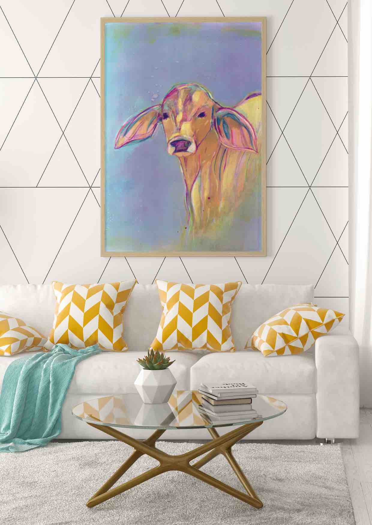 Rockhampton Cow Print