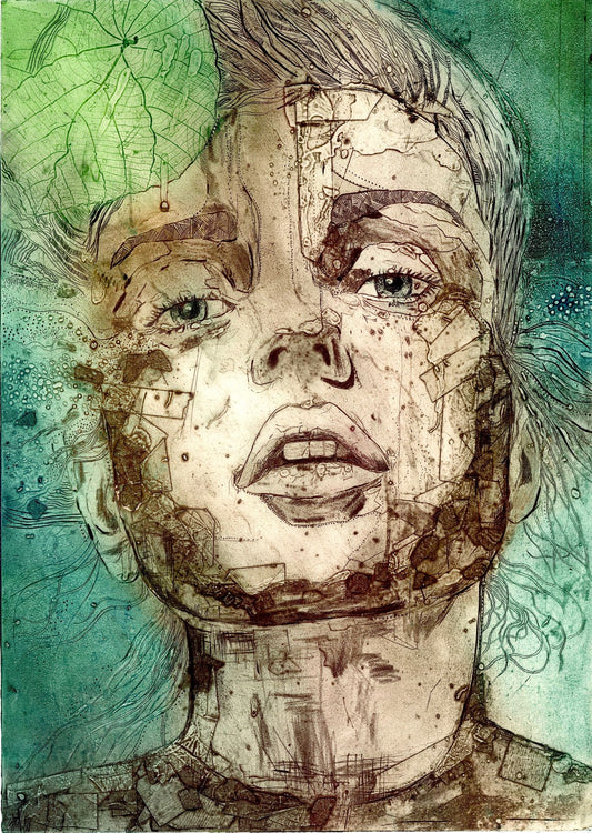 Fleeting Moment Portrait Art Print