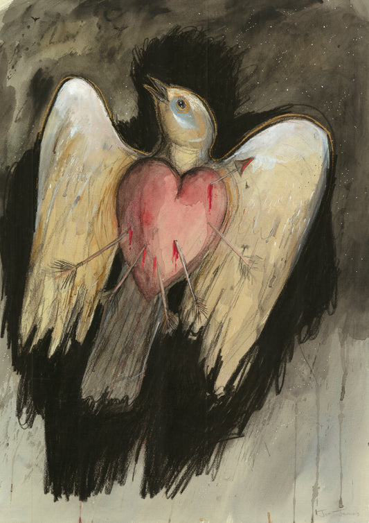 'Heartbreak Bird' Fine Art Print