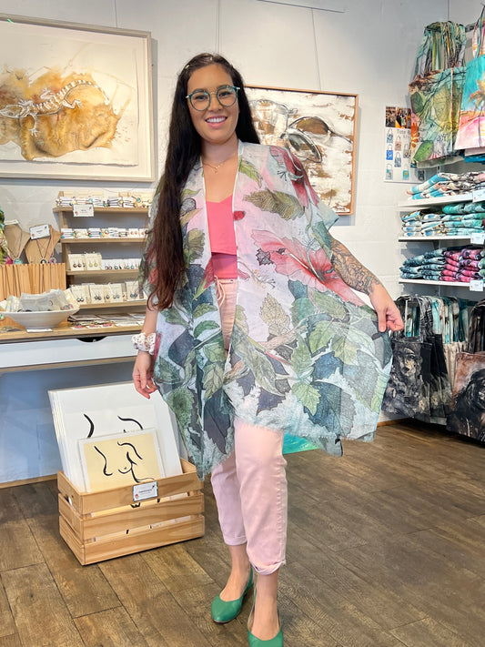 Womens Coverall - Hibiscus