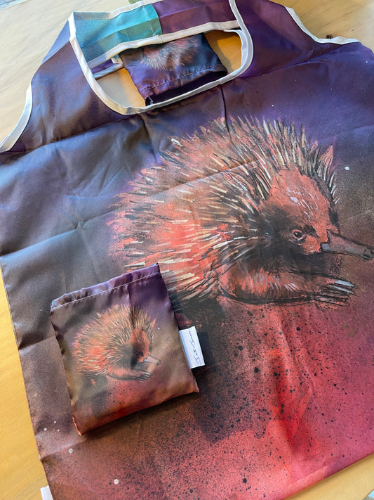 Foldable Shopping Bag - Echidna
