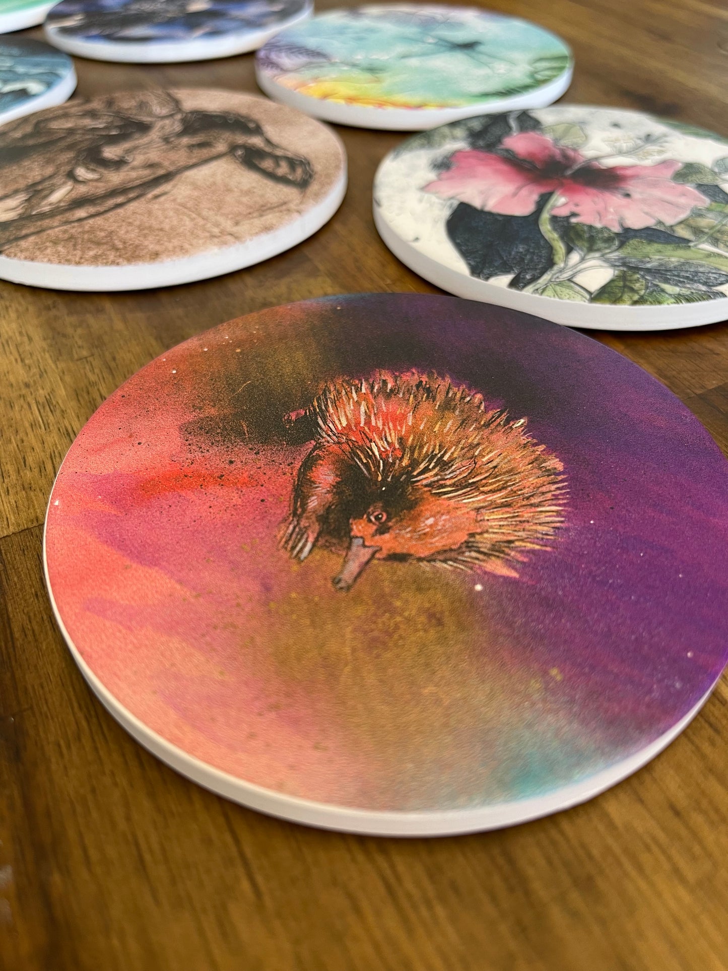 Echidna Ceramic Coaster