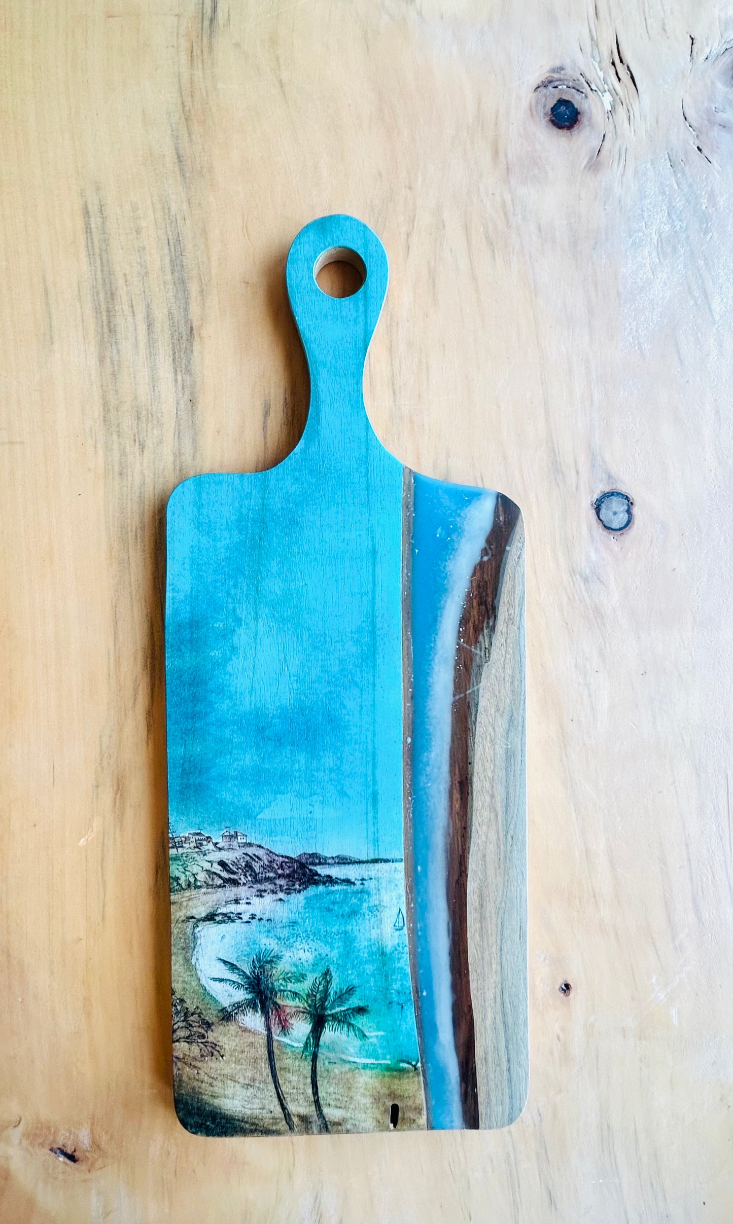 Wood and Resin Serving Board - Cooee Bay