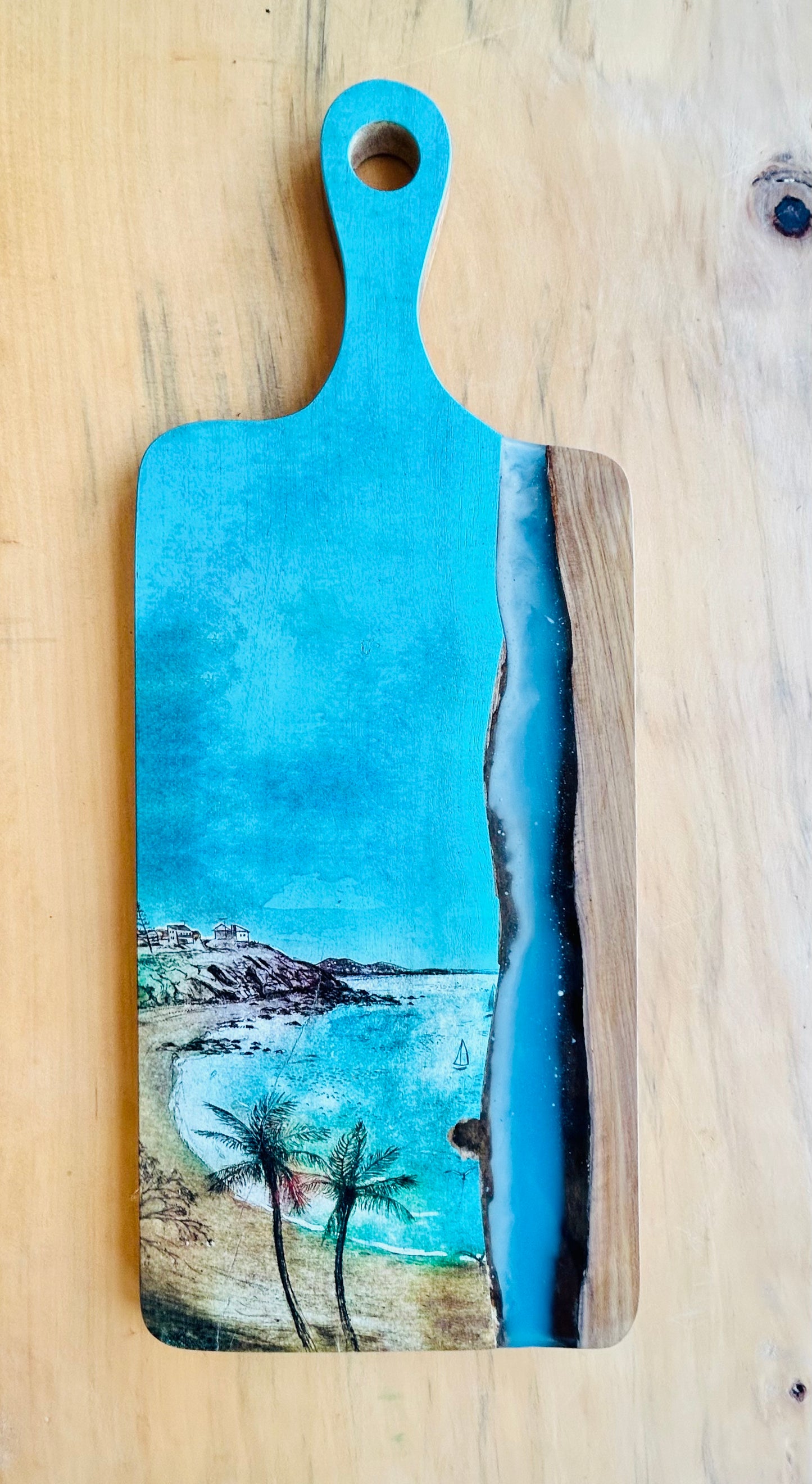 Wood and Resin Serving Board - Cooee Bay