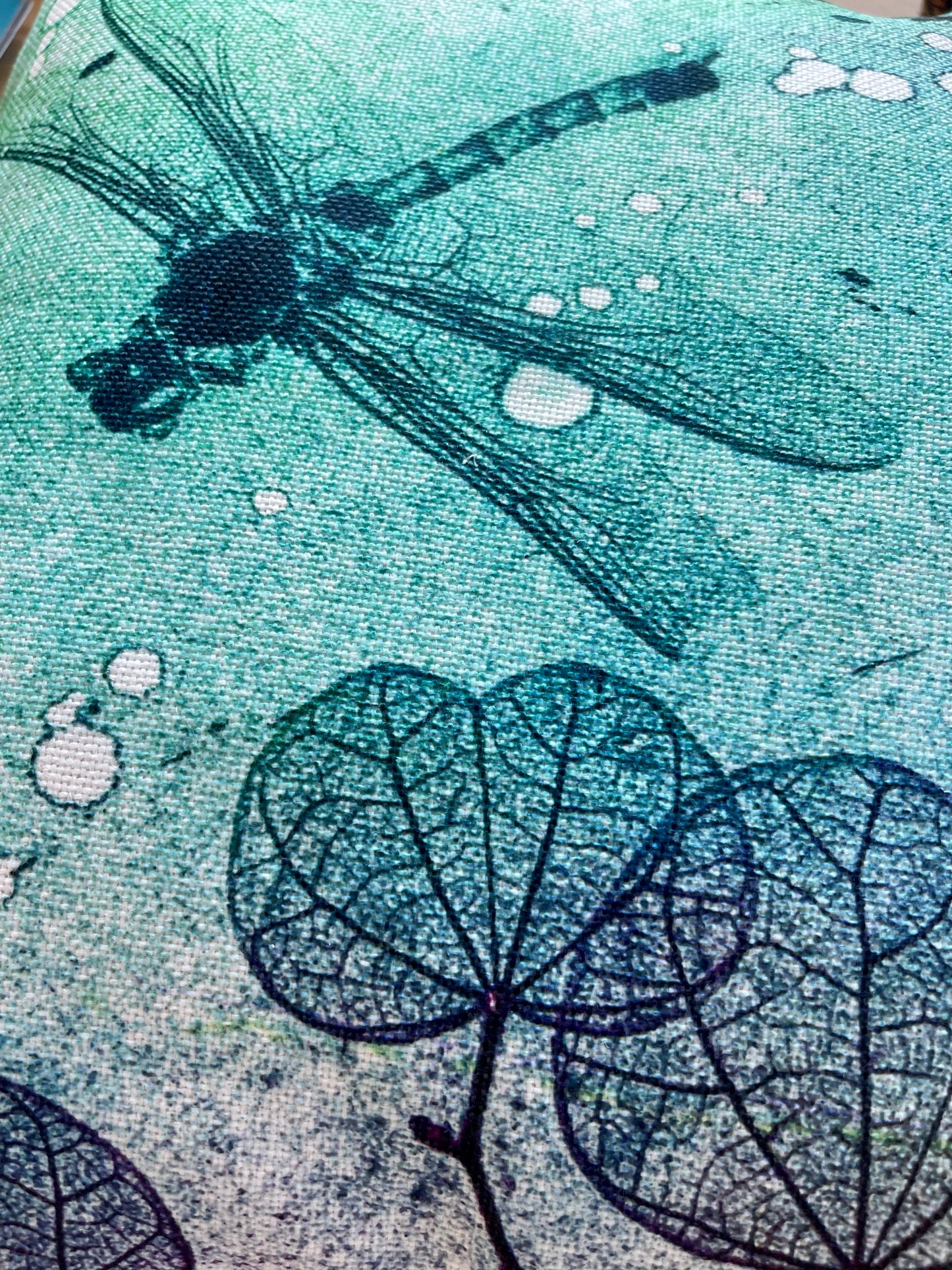 Ocean Dragonfly Cushion Cover