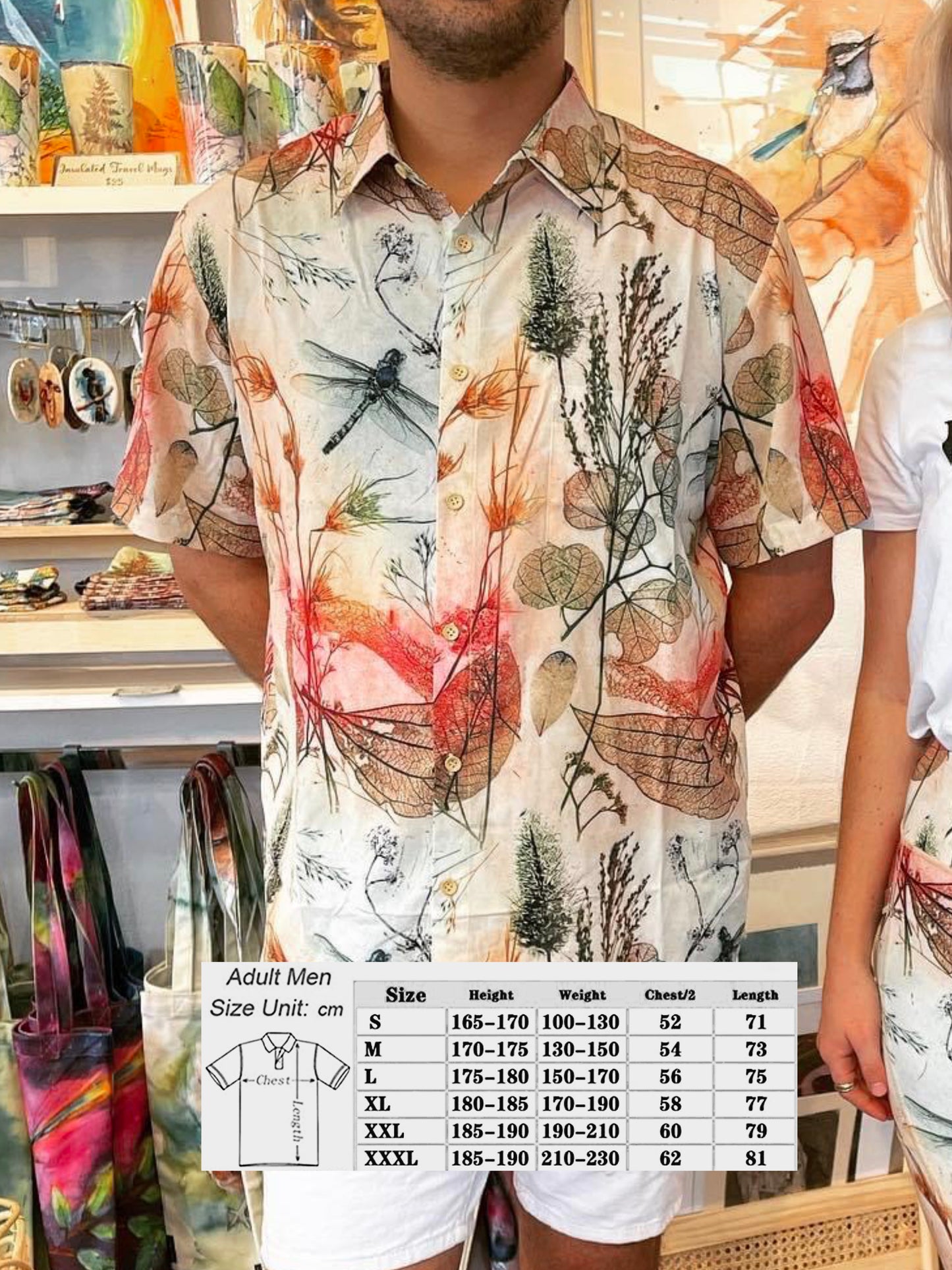 Warm Dragonfly Design Shirt