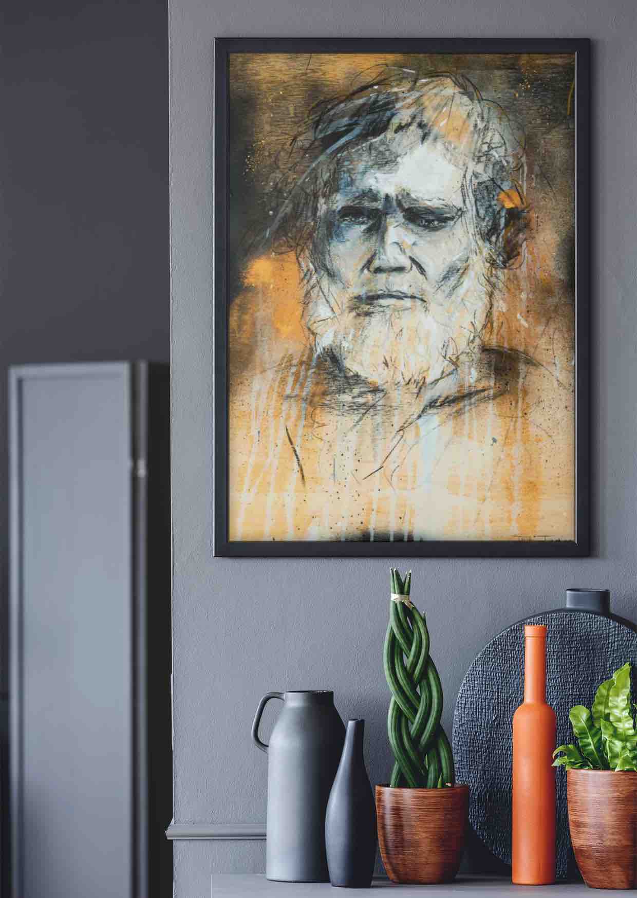 “Koori man” Fine Art Print