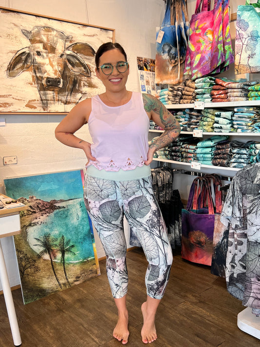 3/4 Length 'Muted Nature' Leggings