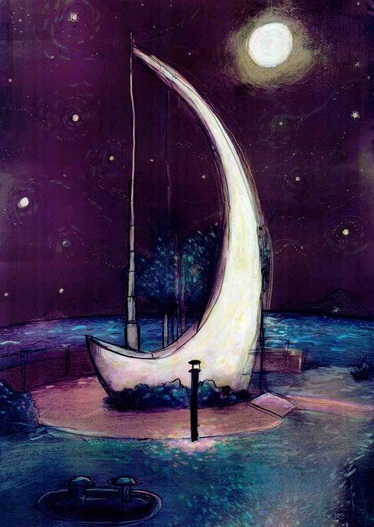 Night Time Singing Ship