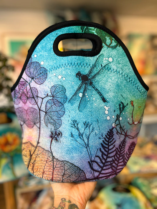Ocean Dragonfly Lunch Tote