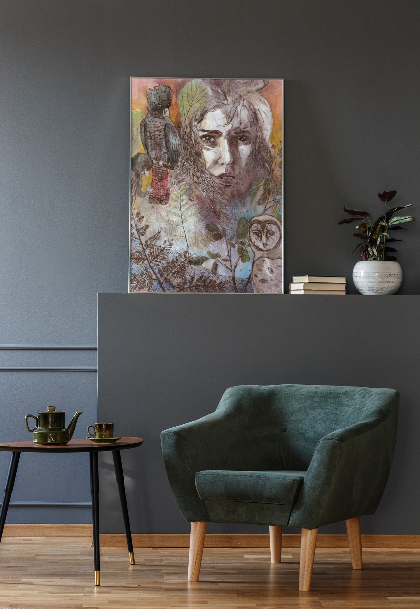 'Orange Mood' Fine Art Print