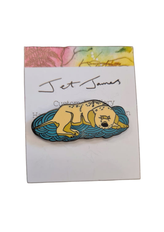 Pablo Pawcasso Pin Badge