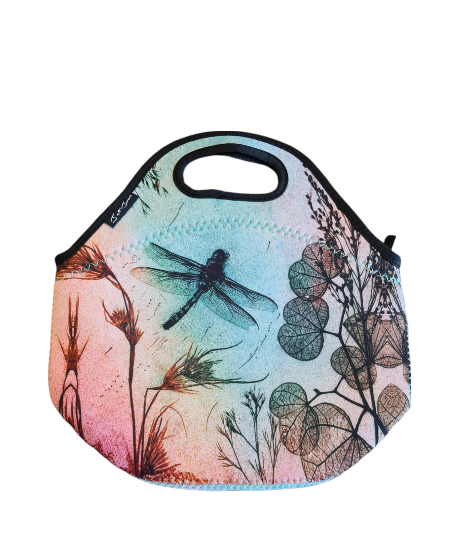 Warm Dragonfly Lunch Tote