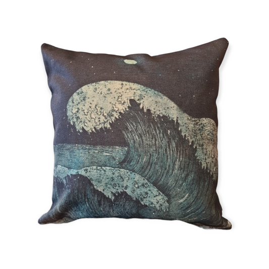 Dark Wave Cushion Cover