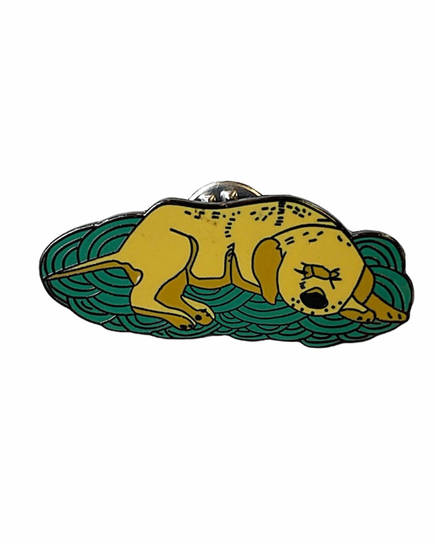 Pablo Pawcasso Pin Badge