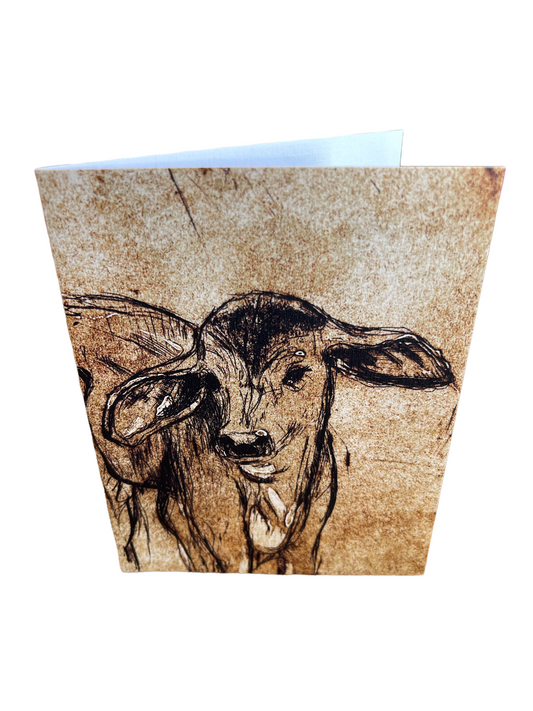 Card - Brown Calf