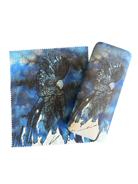 Mystic Cockatoo Glasses Case